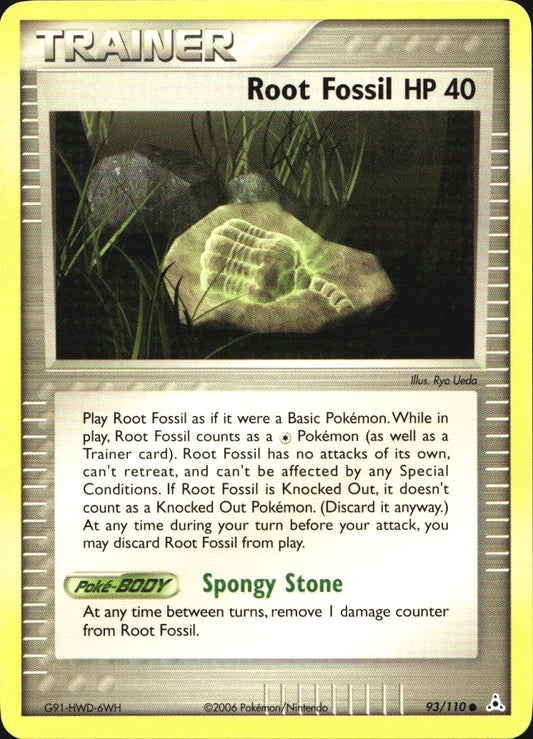 Root Fossil 93/110 Common Holon Phantoms Pokemon Near Mint