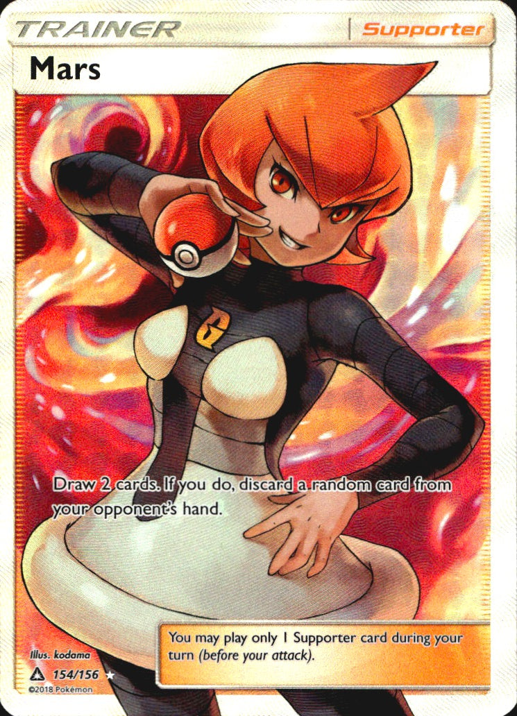 Mars 154/156 Rare Ultra Ultra Prism Pokemon Near Mint