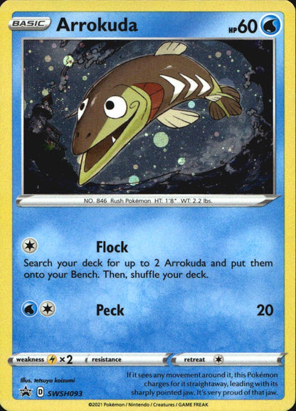 Arrokuda 041/185 Common Vivid Voltage Pokemon Near Mint