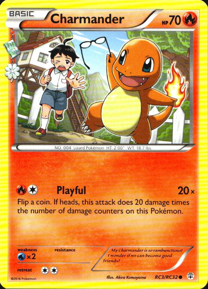 Charmander RC3/RC32 Common Generations Pokemon Near Mint