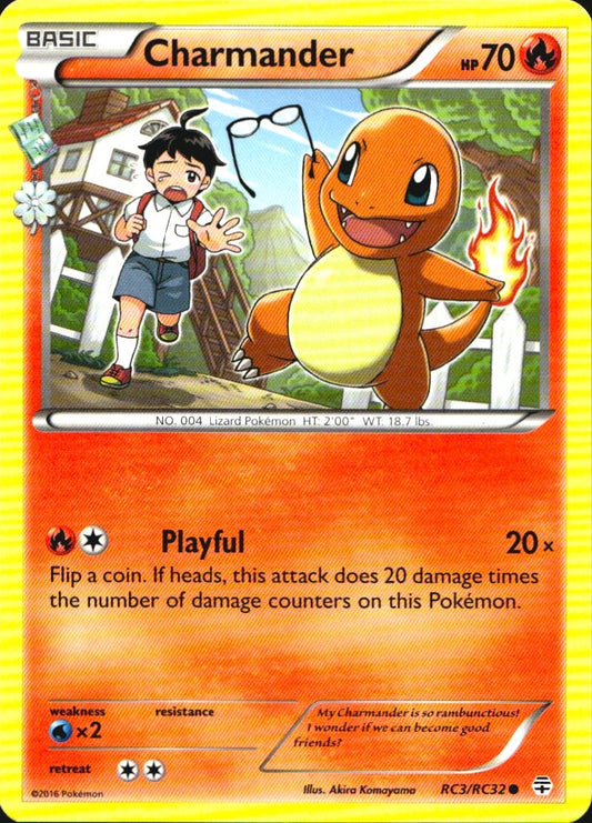 Charmander RC3/RC32 Common Generations Pokemon Near Mint
