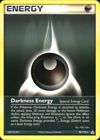 Darkness Energy 94/110 Rare Holon Phantoms Pokemon Near Mint
