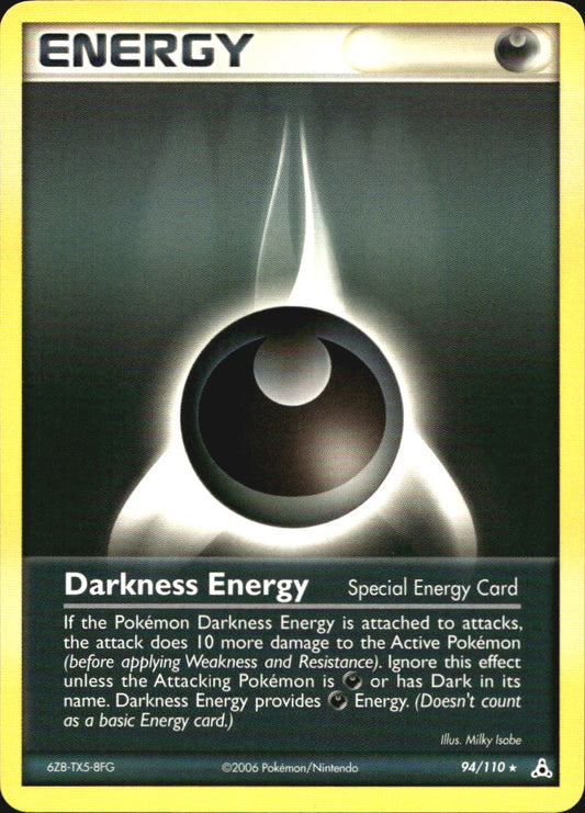 Darkness Energy 94/110 Rare Holon Phantoms Pokemon Near Mint