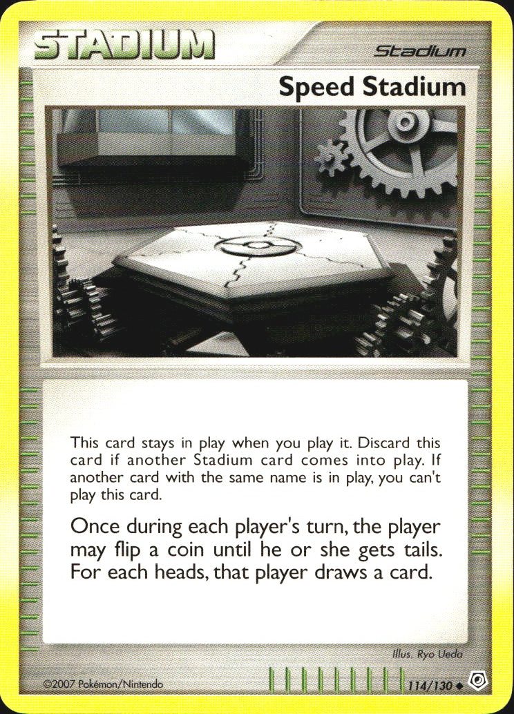 Speed Stadium 114/130 Uncommon Diamond & Pearl Pokemon Near Mint