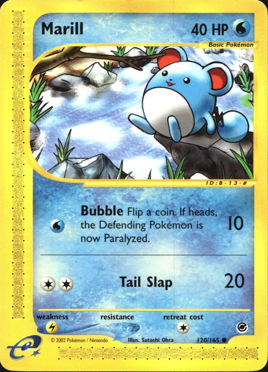 Marill 120/165 Common Expedition Base Set Pokemon Near Mint