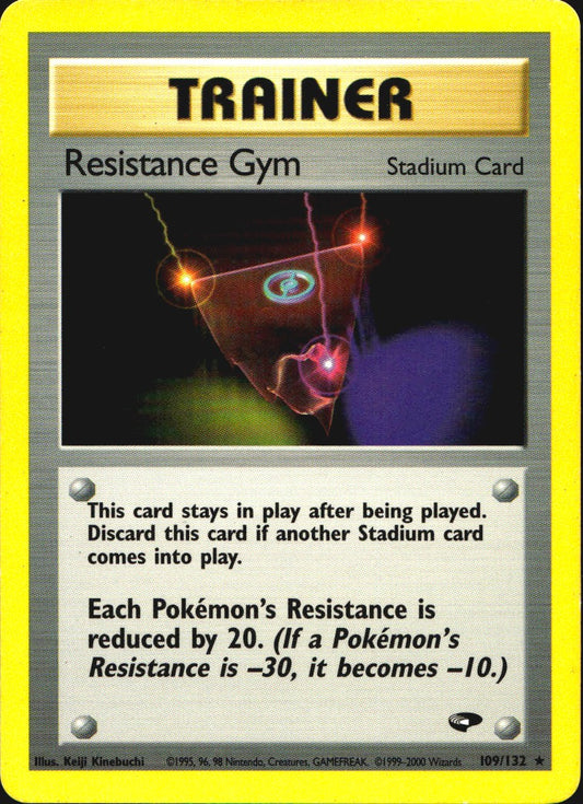 Resistance Gym 109/132 Rare Gym Challenge Pokemon Near Mint