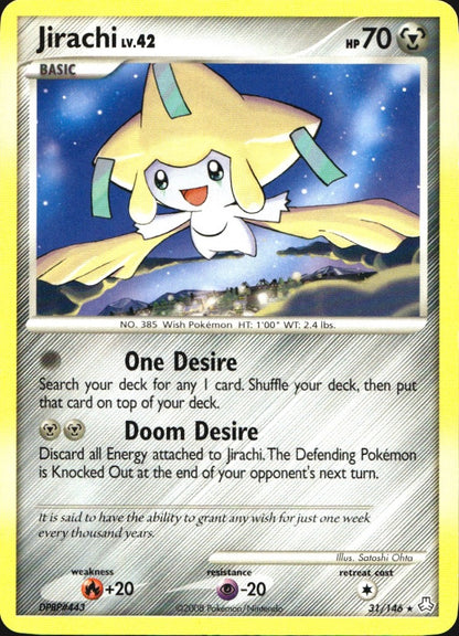 Jirachi 31/146 Rare Legends Awakened Pokemon Near Mint