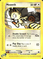 Meowth 121/165 Common Expedition Base Set Pokemon Near Mint