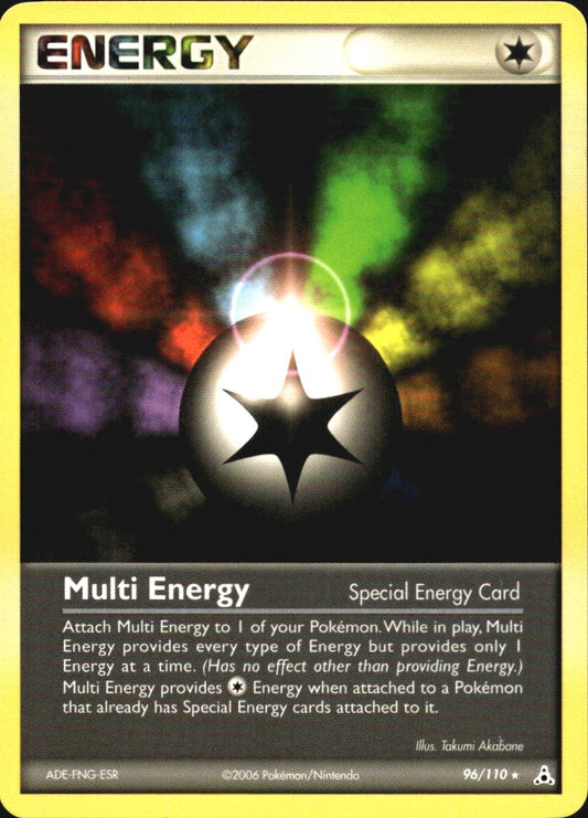 Multi Energy 96/110 Rare Holon Phantoms Pokemon Near Mint