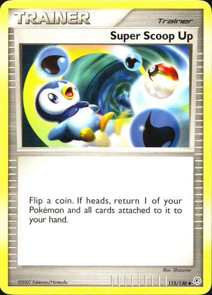 Super Scoop Up 115/130 Uncommon Diamond & Pearl Pokemon Near Mint