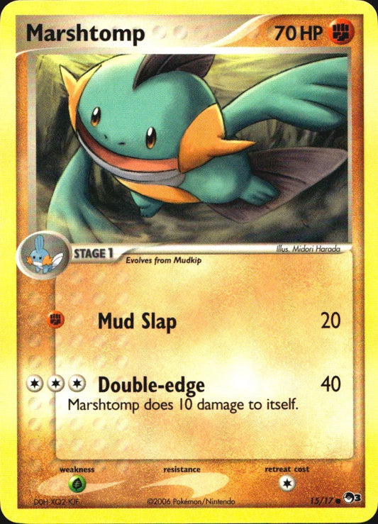 Marshtomp 15/17 Common POP Series 3 Pokemon Near Mint