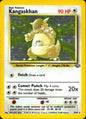 Kangaskhan 5/64 Holo Rare Jungle Pokemon Moderately Played