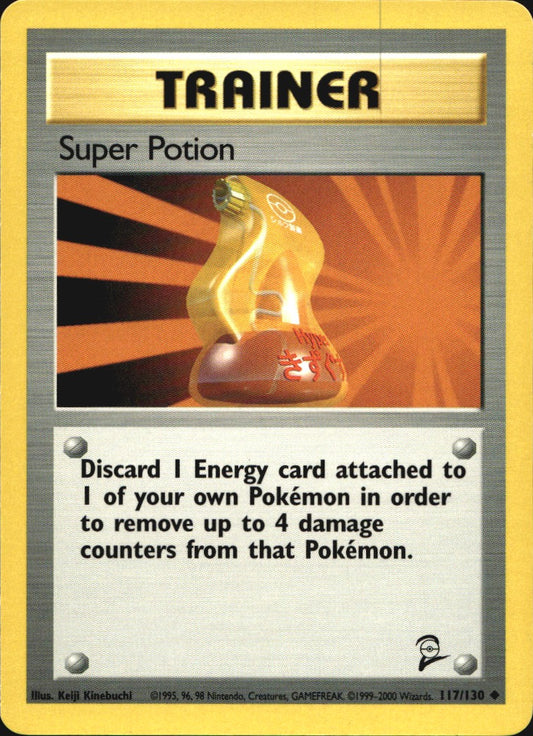 Super Potion 117/130 Uncommon Base Set 2 Pokemon Near Mint