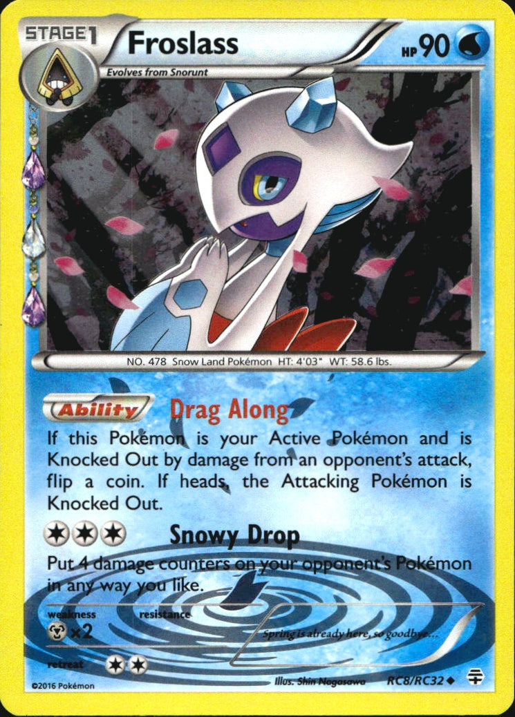 Froslass RC8/RC32 Uncommon Generations Pokemon Near Mint