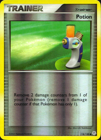 Potion 118/130 Common Diamond & Pearl Pokemon Reverse Holo Near Mint