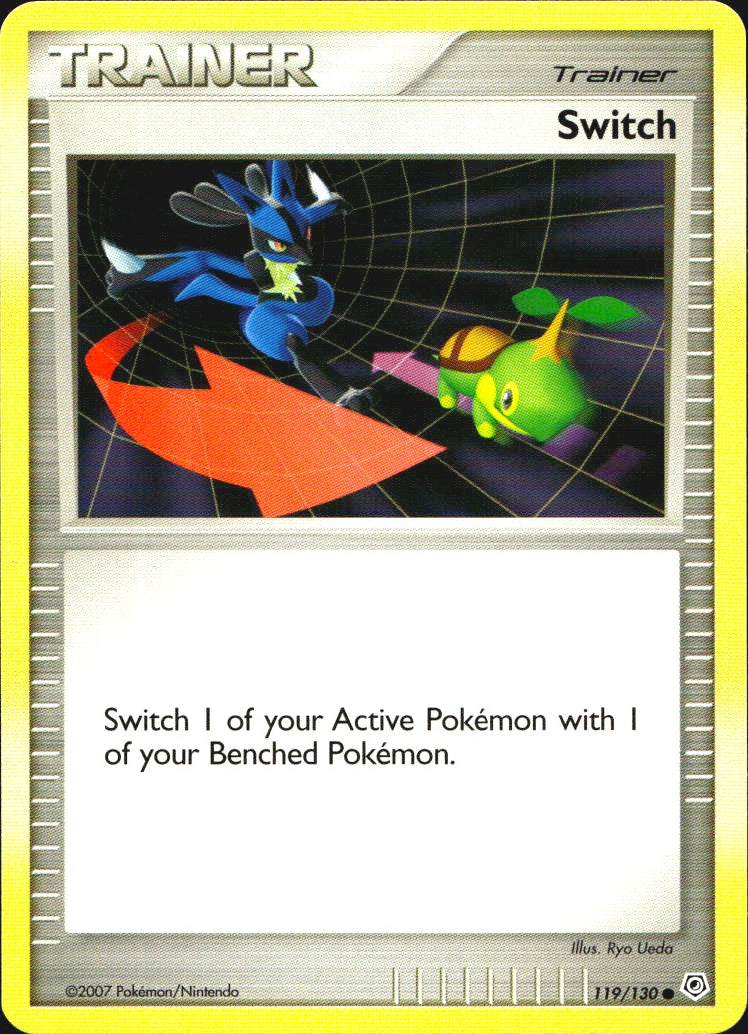 Switch 119/130 Common Diamond & Pearl Pokemon Near Mint