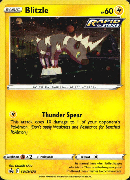 Blitzle SWSH173 Promo SWSH Black Star Pokemon Near Mint