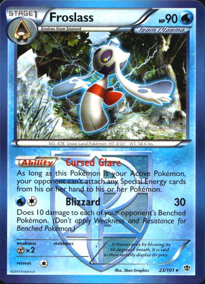 Froslass 23/101 Rare Plasma Blast Pokemon Near Mint