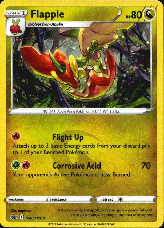 Flapple SWSH189 Promo SWSH Black Star Pokemon Near Mint