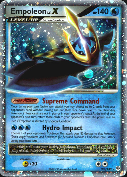 Empoleon LV.X 120/130 Holo Rare LV.X Diamond & Pearl Pokemon Near Mint