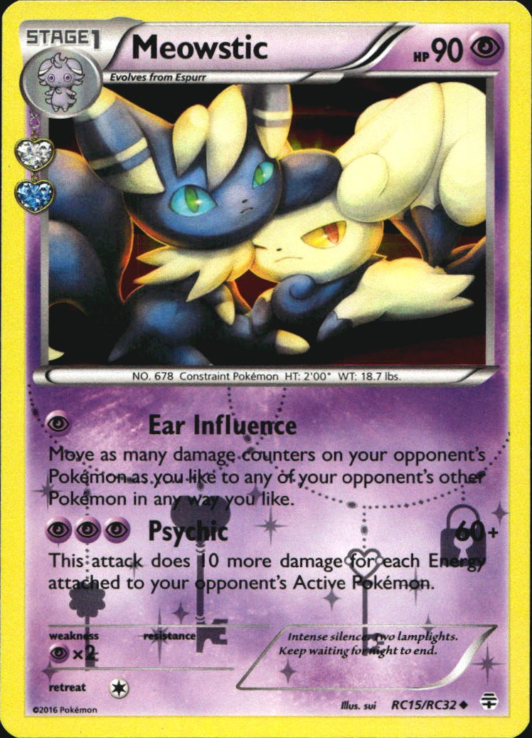 Meowstic RC15/RC32 Uncommon Generations Pokemon Near Mint