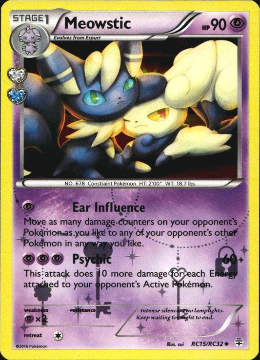 Meowstic RC15/RC32 Uncommon Generations Pokemon Near Mint