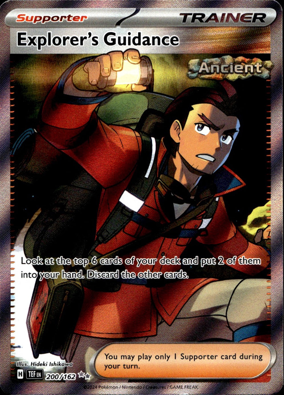 Explorer's Guidance 200/162 Ultra Rare Temporal Forces Pokemon Near Mint