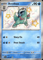 Arctibax 129/091 Shiny Rare Paldean Fates Pokemon Near Mint