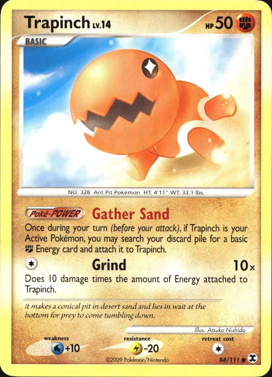 Trapinch 84/111 Common Rising Rivals Pokemon Near Mint