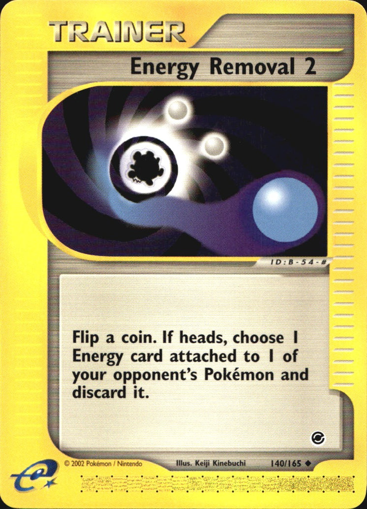 Energy Removal 2 140/165 Uncommon Expedition Base Set Pokemon Near Mint