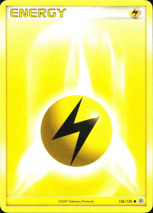 Lightning Energy 126/130 Common Diamond & Pearl Pokemon Near Mint