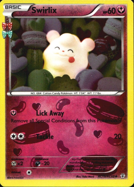 Swirlix RC19/RC32 Uncommon Generations Pokemon Near Mint