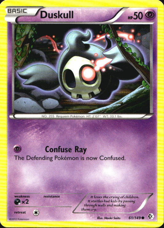 Duskull 61/149 Common Boundaries Crossed Pokemon Near Mint