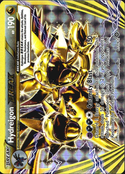 Hydreigon BREAK 87/114 BREAK Rare Steam Siege Pokemon Near Mint