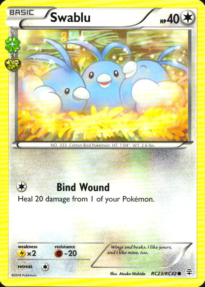 Swablu RC23/RC32 Common Generations Pokemon Near Mint