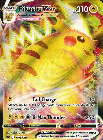 Pikachu VMAX SWSH286 Promo SWSH Black Star Pokemon Near Mint