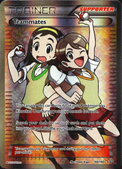 Teammates 160/160 Rare Ultra Primal Clash Pokemon Near Mint