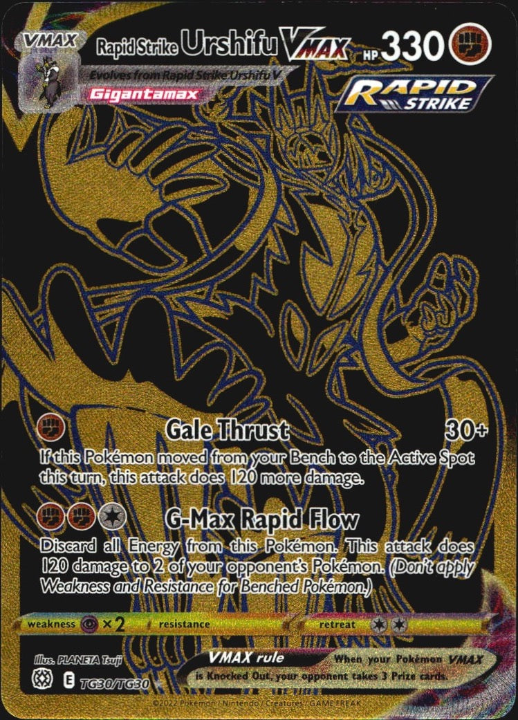 Rapid Strike Urshifu VMAX TG30/TG30 Brilliant Stars Trainer Gallery Pokemon NM