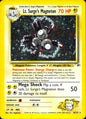 Lt. Surge's Magneton 8/132 Holo Rare Gym Heroes Pokemon Moderately Played