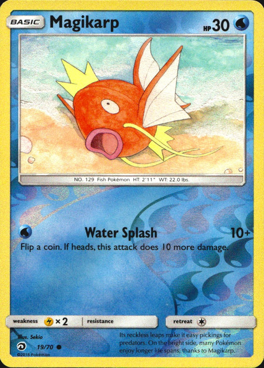Magikarp 19/70 Common Dragon Majesty Pokemon Reverse Holo Near Mint