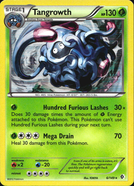Tangrowth 6/149 Holo Rare Boundaries Crossed Pokemon Near Mint