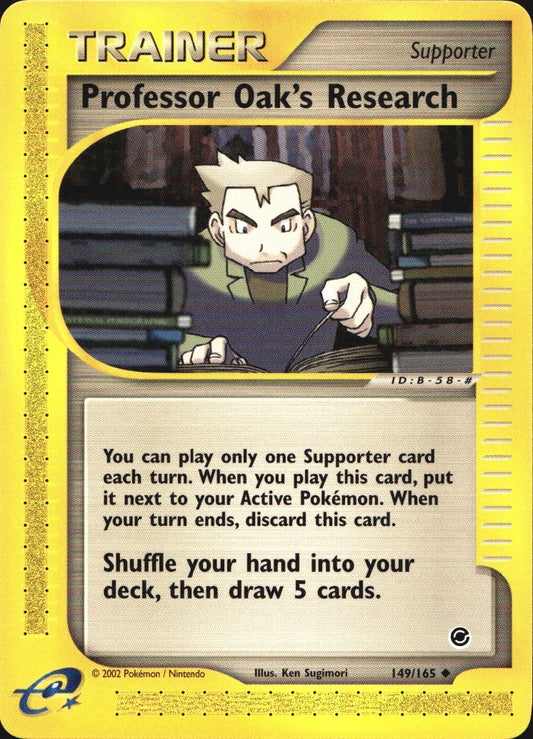 Professor Oak's Research 149/165 Uncommon Expedition Base Set Pokemon Near Mint