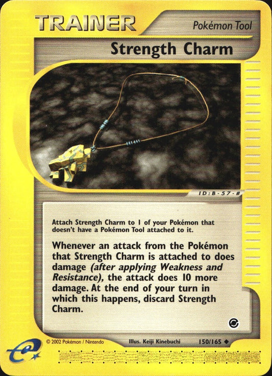 Strength Charm 150/165 Uncommon Expedition Base Set Pokemon Near Mint