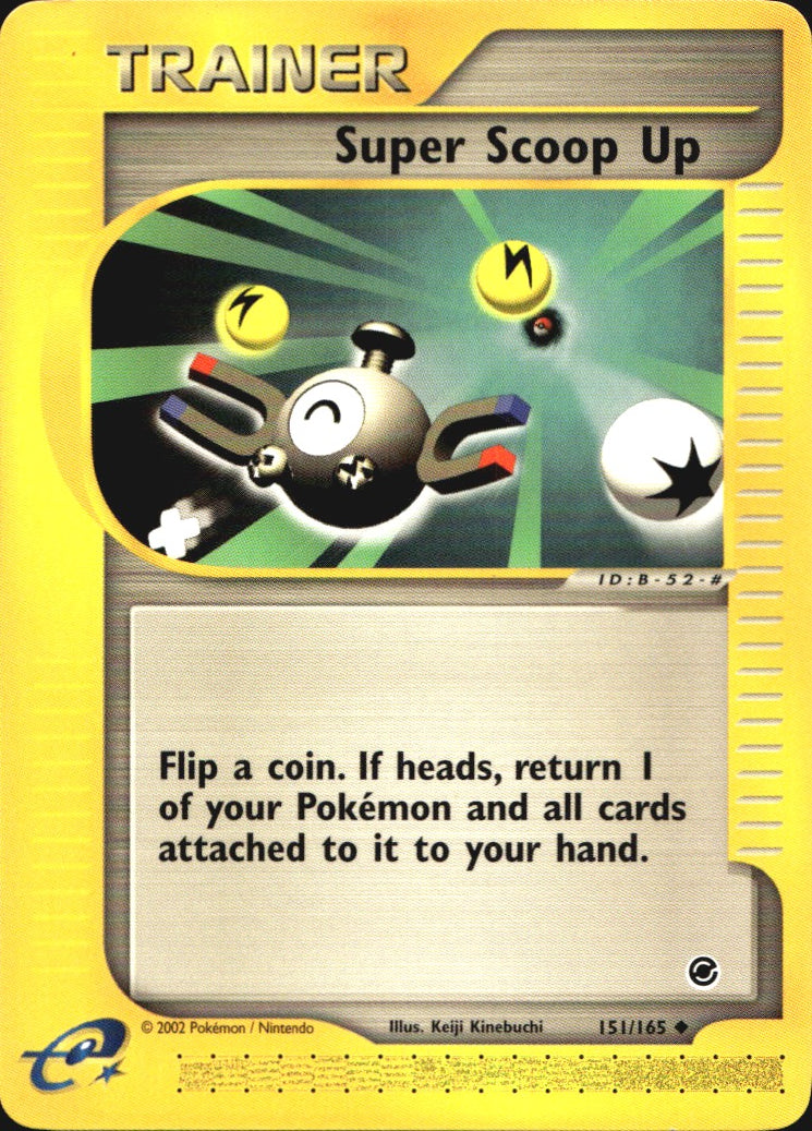 Super Scoop Up 151/165 Uncommon Expedition Base Set Pokemon Near Mint
