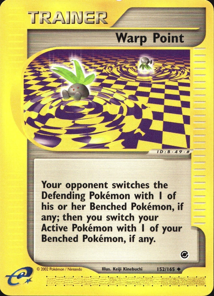 Warp Point 152/165 Uncommon Expedition Base Set Pokemon Near Mint