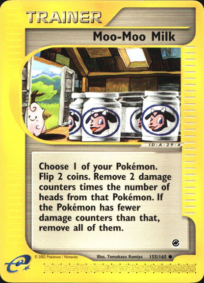 Moo-Moo Milk 155/165 Common Expedition Base Set Pokemon Near Mint