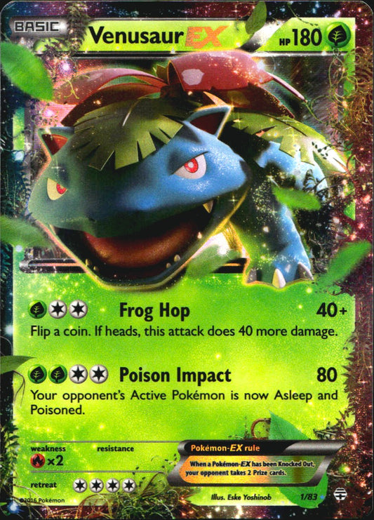Venusaur EX 1/83 Holo Rare EX Generations Pokemon Near Mint
