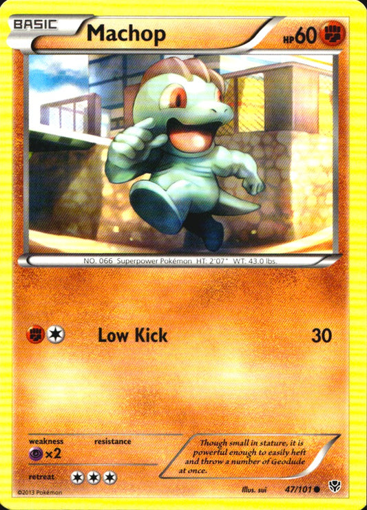 Machop 47/101 Common Plasma Blast Pokemon Near Mint