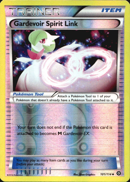 Gardevoir Spirit Link 101/114 Uncommon Steam Siege Pokemon Reverse Holo NM