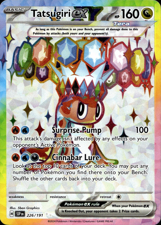 Tatsugiri ex 226/191 Ultra Rare Surging Sparks Pokemon Near Mint